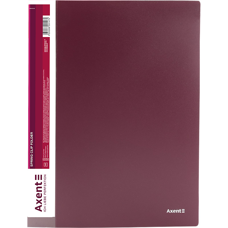 Папка-швидкозшивач Axent 1304-04-A, А4, бордова